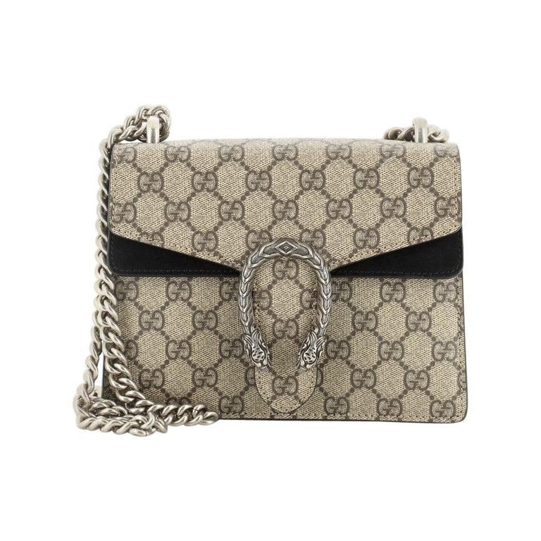 Gucci Dionysus Bag GG Coated Canvas Mini For Sale at 1stdibs