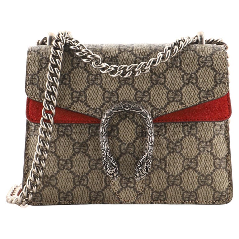 Gucci Dionysus Bag GG Coated Canvas Mini For Sale at 1stDibs