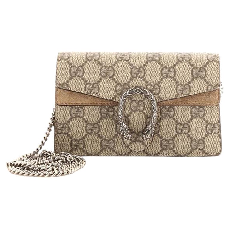 Gucci Dionysus Bag GG Coated Canvas Super Mini