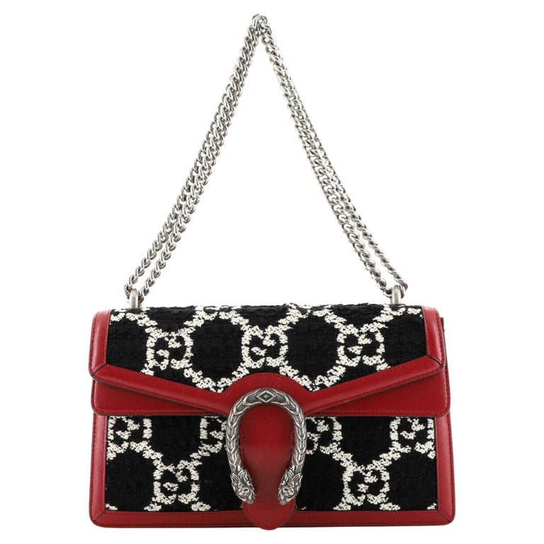 Gucci Dionysus Bag GG Tweed Small For Sale at 1stDibs