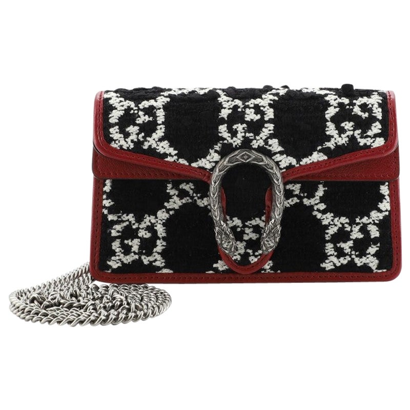 Gucci Dionysus Bag GG Tweed Super Mini
