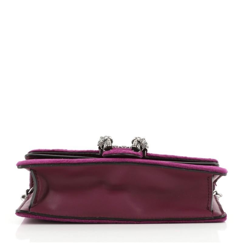 gucci dionysus velvet super mini bag