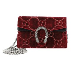 Gucci Dionysus Bag GG Velvet Super Mini