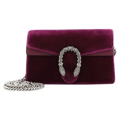 Gucci Dionysus Bag GG Velvet Super Mini
