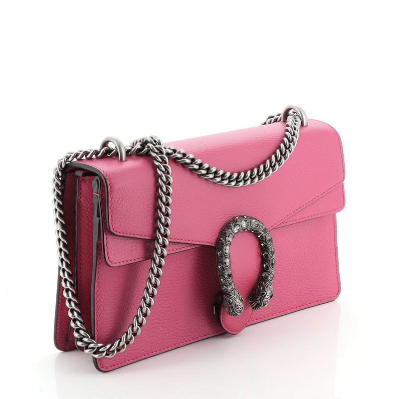 Pink Gucci Dionysus Bag Leather Small