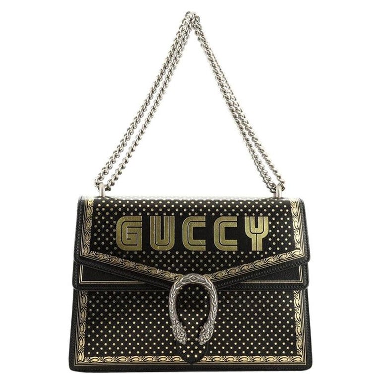 Gucci Dionysus Bag Limited Edition Printed Leather Medium at 1stDibs