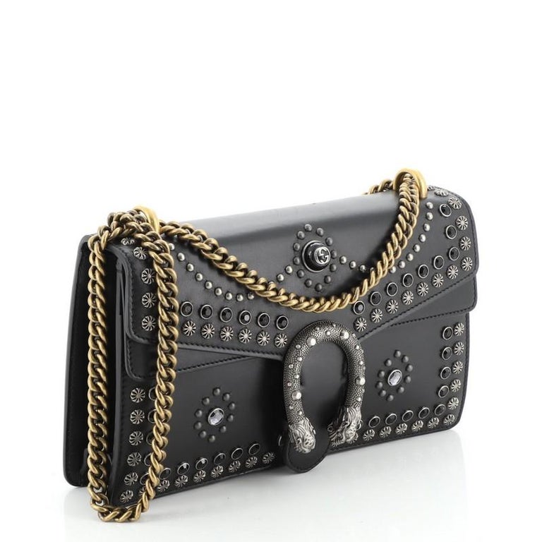 Gucci Dionysus Bag Studded Leather Small For Sale at 1stdibs