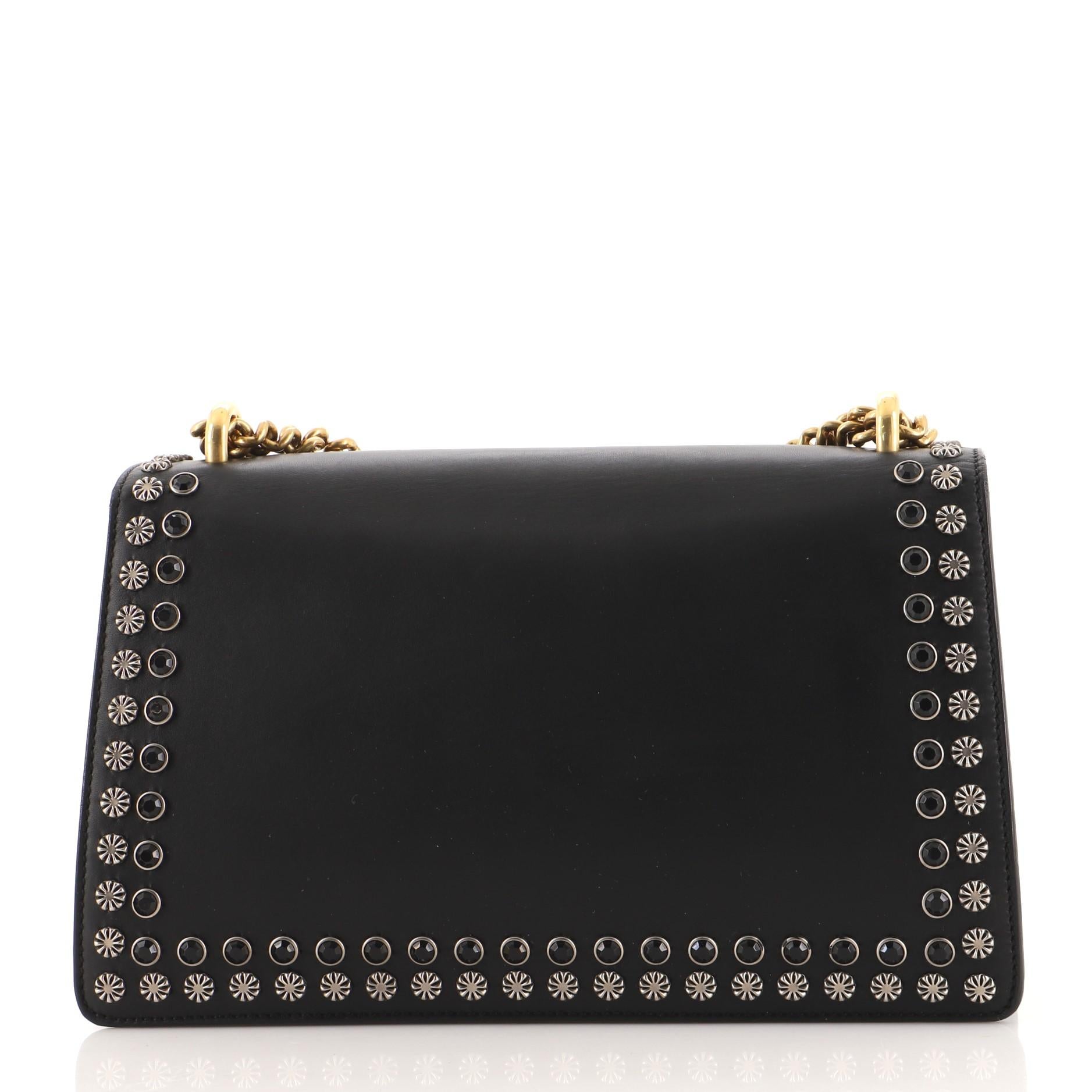 Black Gucci Dionysus Bag Studded Leather Small