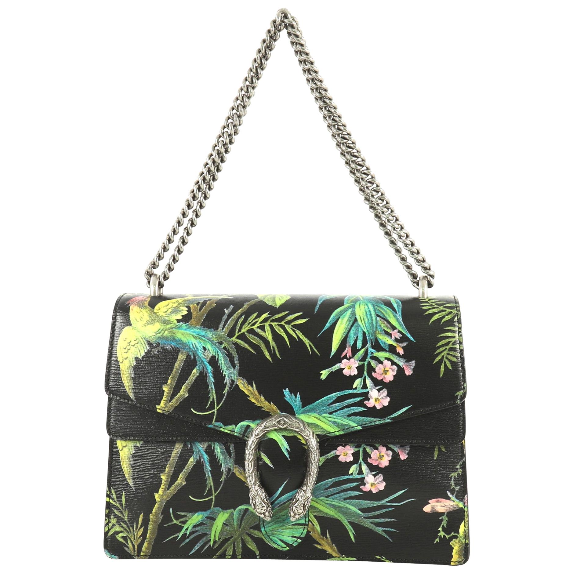 Gucci Dionysus Bag Tropical Print Leather Medium