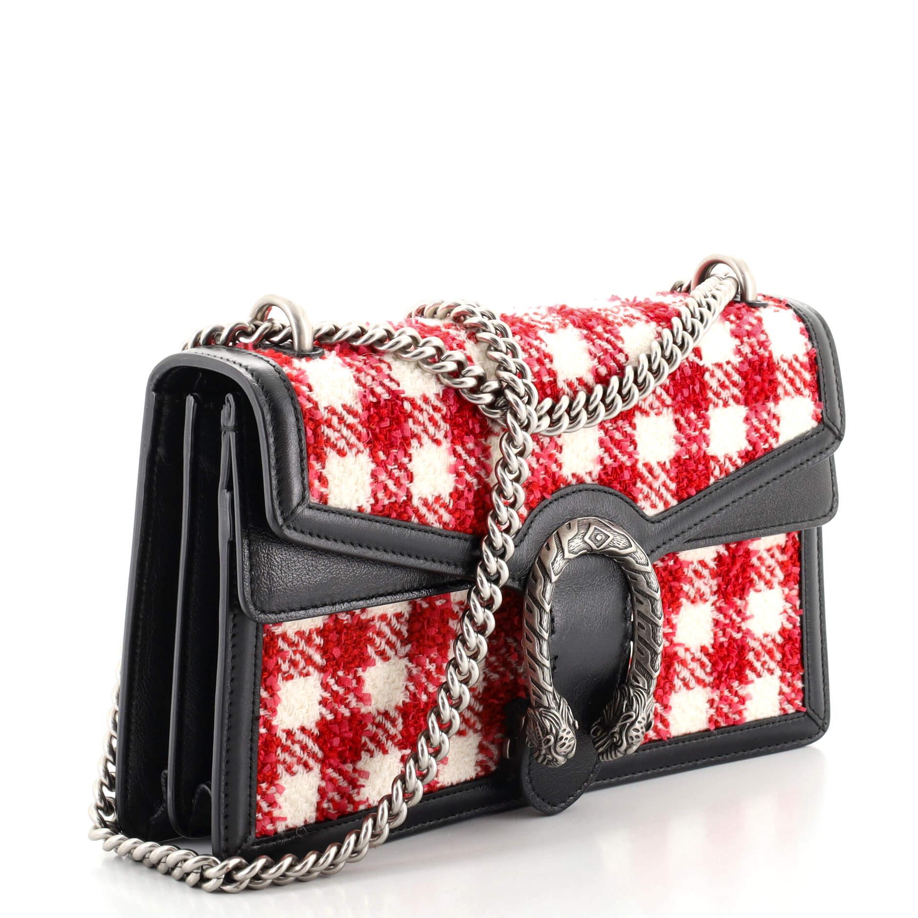 Gucci Dionysus Tasche aus Tweed (Pink)