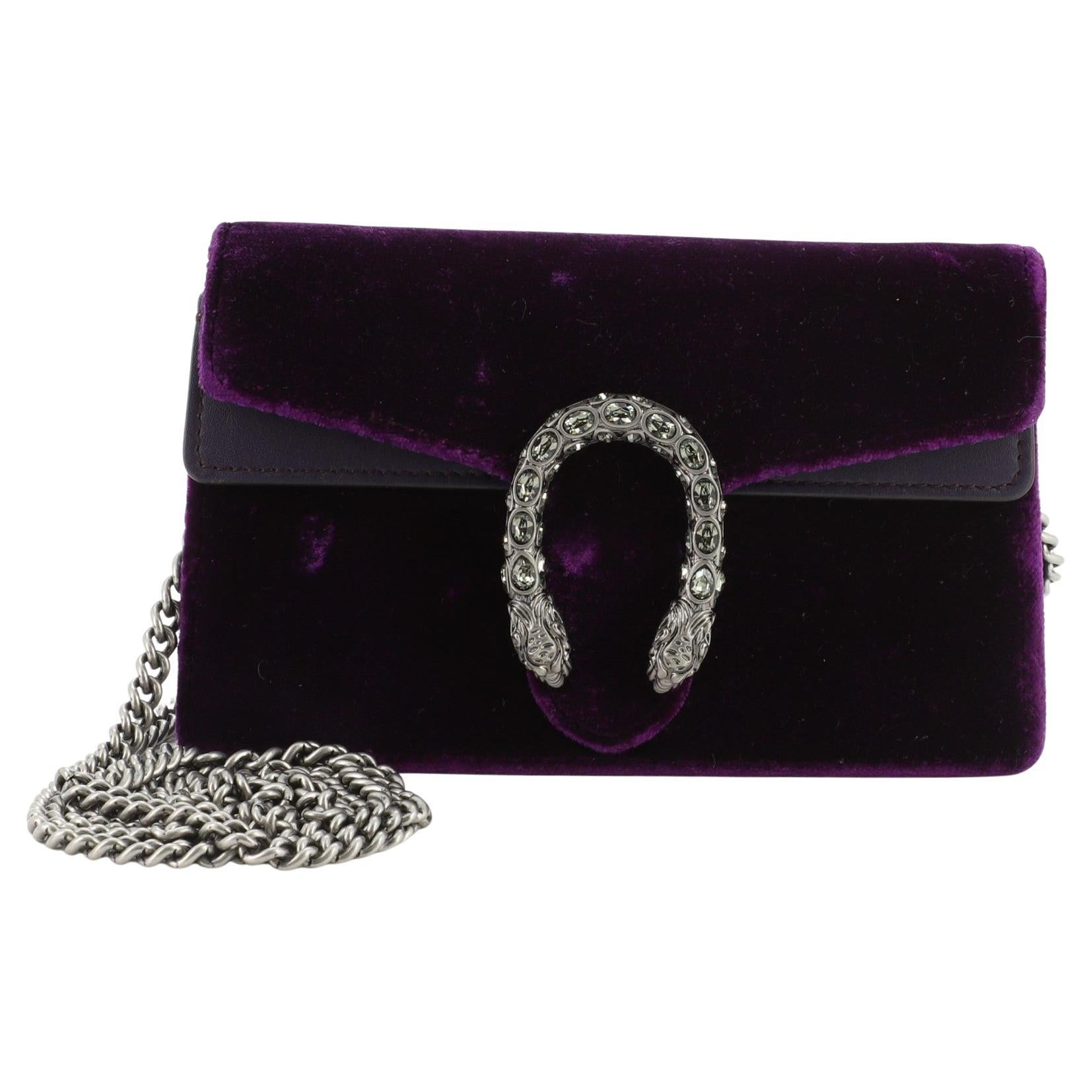 Gucci Dionysus Bag Velvet Super Mini