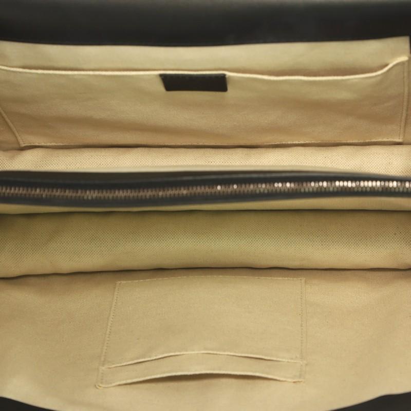 Black Gucci Dionysus Bamboo Top Handle Bag Colorblock Leather Large