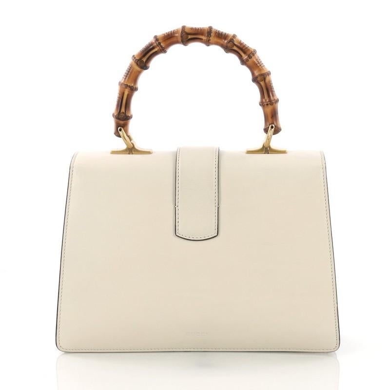 Gucci Dionysus Bamboo Top Handle Bag Colorblock Leather Medium In Good Condition In NY, NY