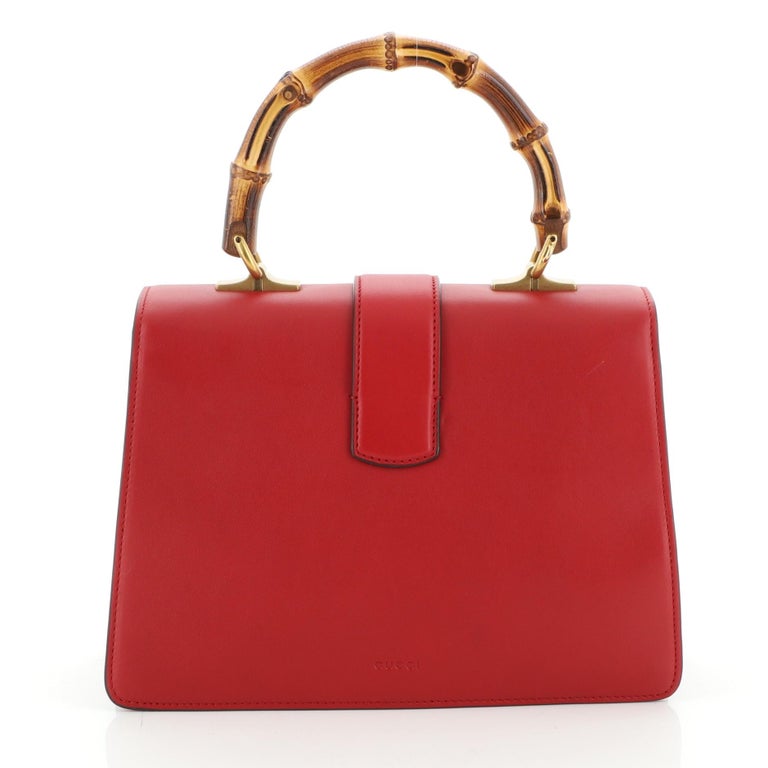 Gucci Dionysus Bamboo Top Handle Bag Colorblock Leather Medium at 1stDibs