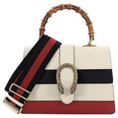 Gucci Dionysus Bamboo Top Handle Bag Colorblock Leather Medium