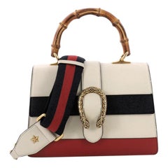 Gucci Dionysus Bamboo Top Handle Bag Colorblock Leather Medium