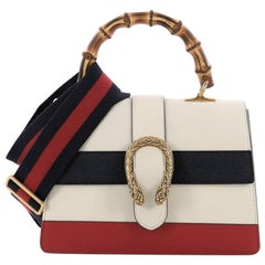 Gucci Dionysus Bamboo Top Handle Bag Colorblock Leather Medium