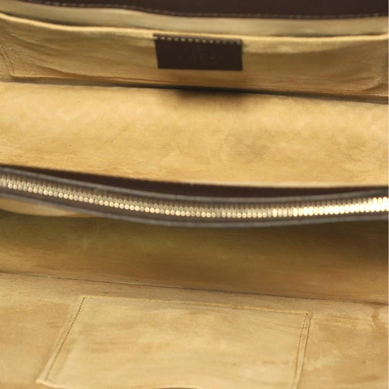 Gucci Dionysus Bamboo Top Handle Bag Embroidered Python Medium at 1stDibs