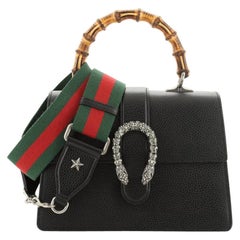 Gucci Dionysus Bamboo Top Handle Bag Leather Medium
