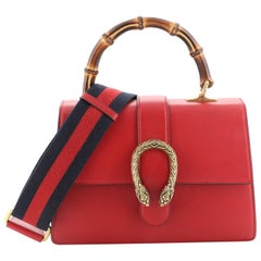 Gucci Dionysus Bamboo Top Handle Bag Leather Medium