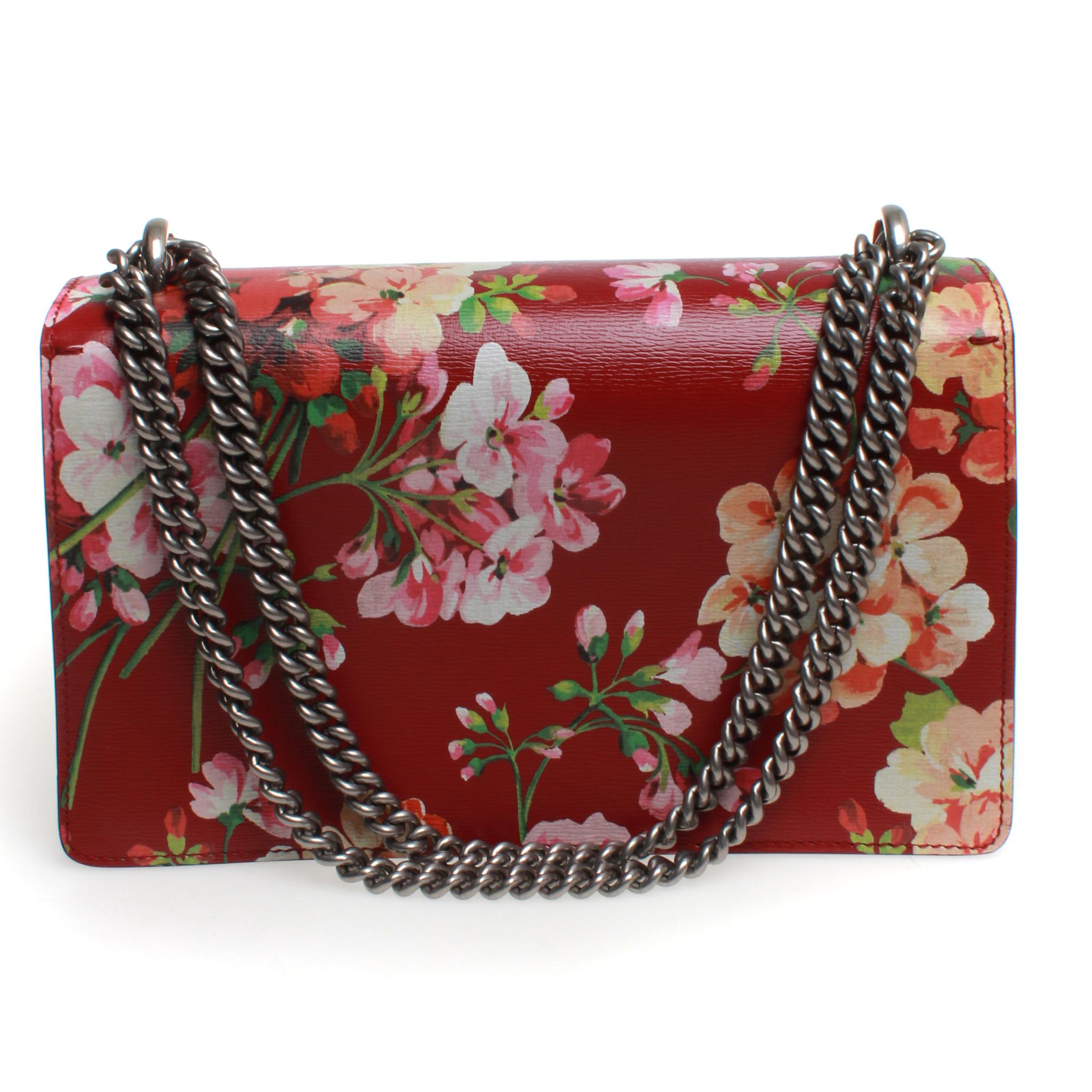 Brown 	Gucci Dionysus cerise blooms shoulder bag For Sale