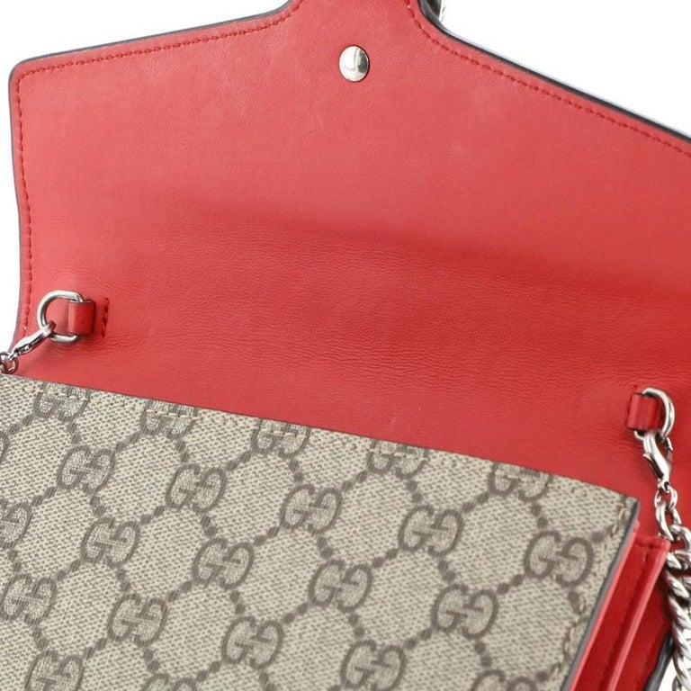 Gucci Dionysus Chain Wallet GG Coated Canvas Small at 1stdibs