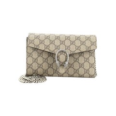 Gucci Dionysus Chain Wallet GG Coated Canvas Small