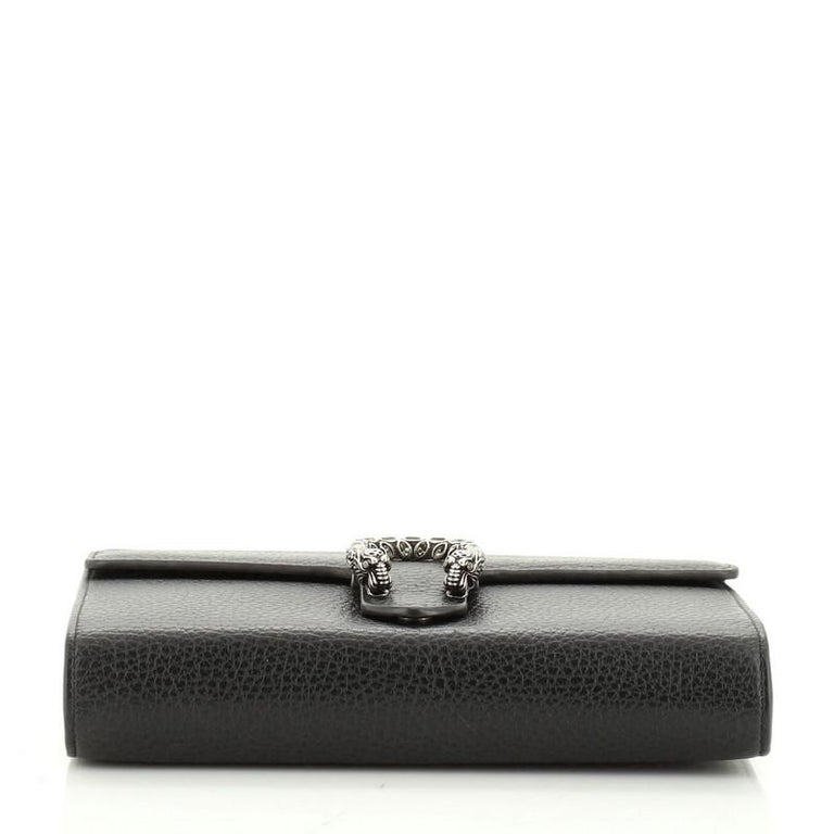 Gucci Dionysus Chain Wallet Leather with Embellished Detail Small For Sale at 1stdibs