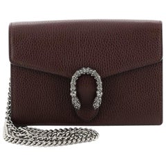 Gucci Dionysus Chain Wallet Leather with Embellished Detail Small