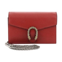Gucci Dionysus Chain Wallet Leather with Embellished Detail Small