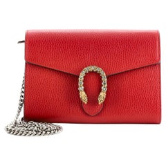 Gucci Dionysus Chain Wallet Leather with Embellished Detail Small