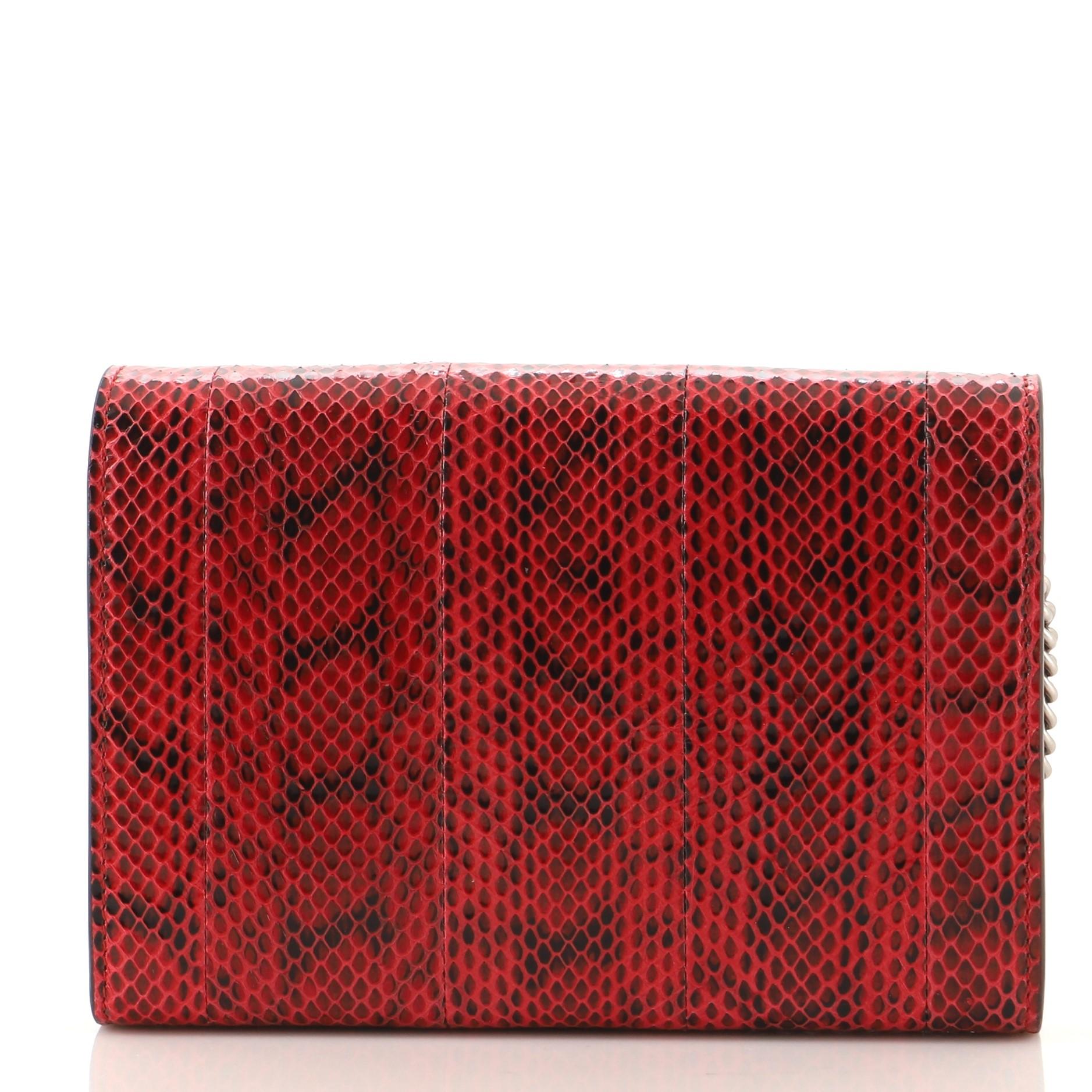 Gucci Dionysus Chain Wallet Python Small In Good Condition In NY, NY