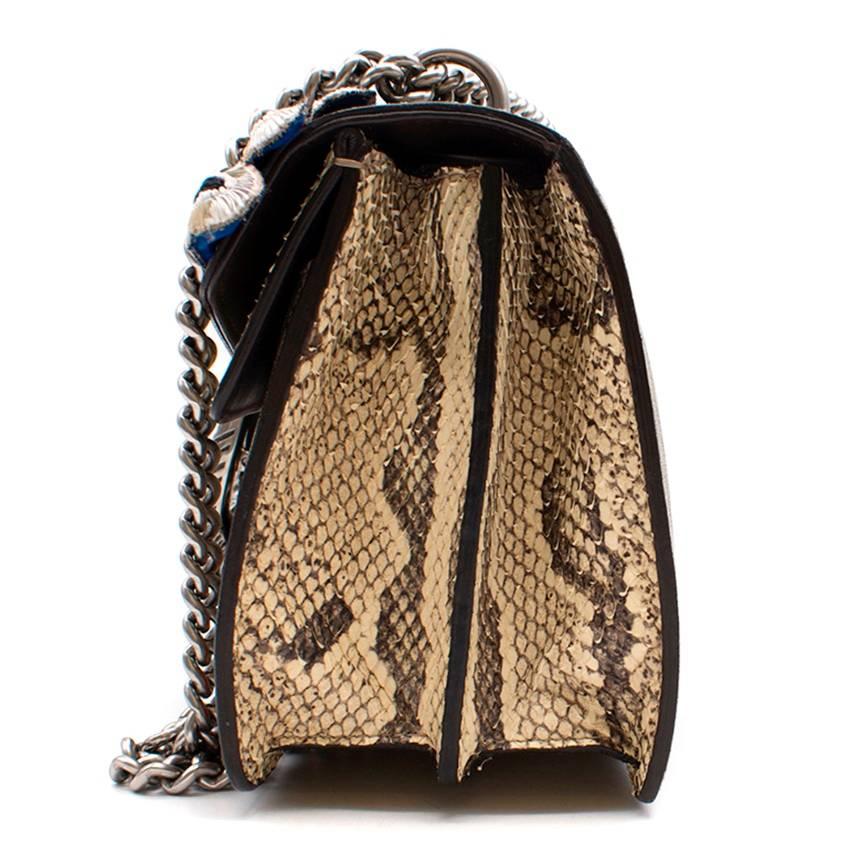 Brown Gucci Dionysus embroidered shoulder bag