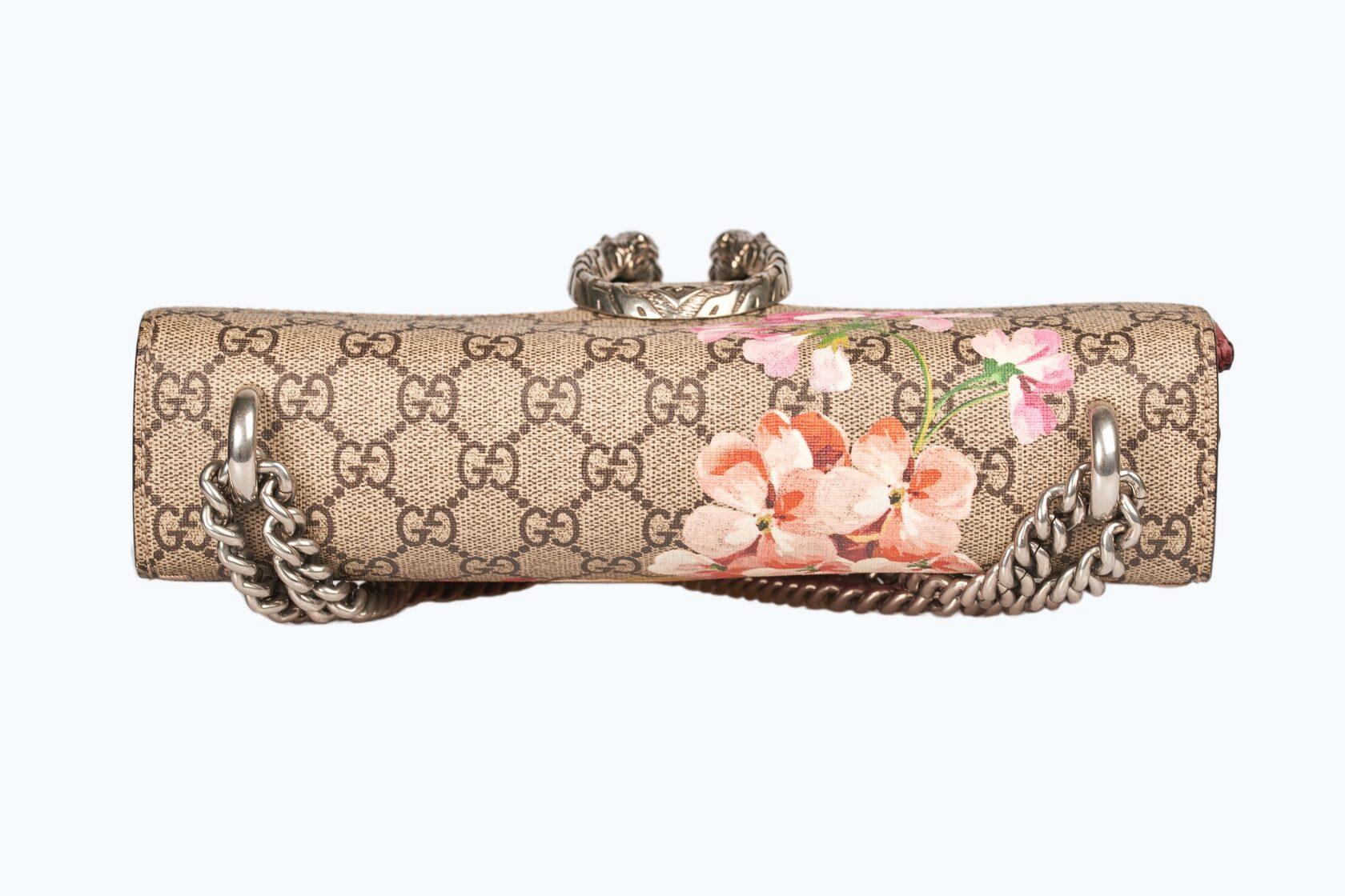 Gucci Dionysus GG Flora Blooms Small shoulder bag In Excellent Condition For Sale In Dover, DE