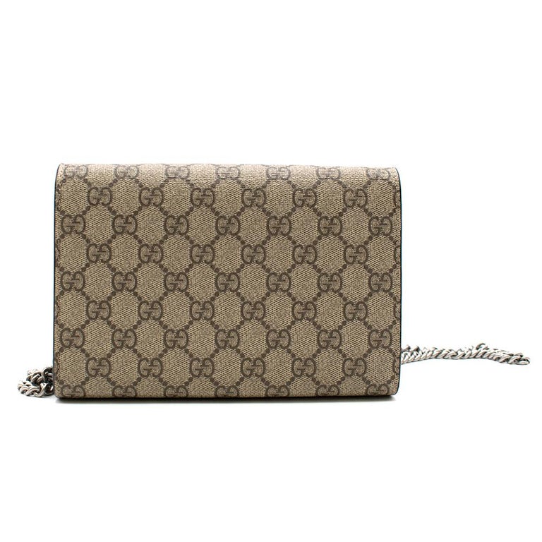 Gucci Dionysus GG Supreme Chain Wallet 20cm at 1stDibs | gucci dionysus ...