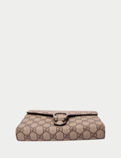 Gucci Dionysus GG Supreme Mini Chain Wallet Crossbody Bag