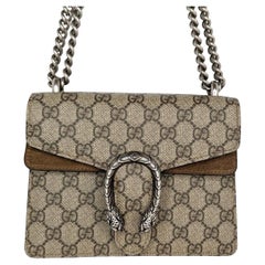 Used Gucci Dionysus GG Supreme Mini Shoulder Bag