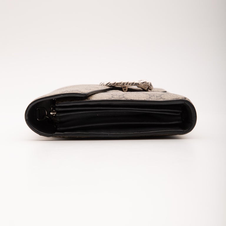 Gucci Dionysus Leather Crossbody Bag Black 401231