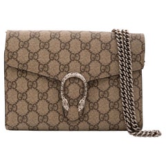 Gucci Dionysus GG Supreme Brieftasche an Kette (401231)