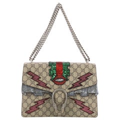 Gucci Dionysus Handbag Embellished GG Coated Canvas Medium