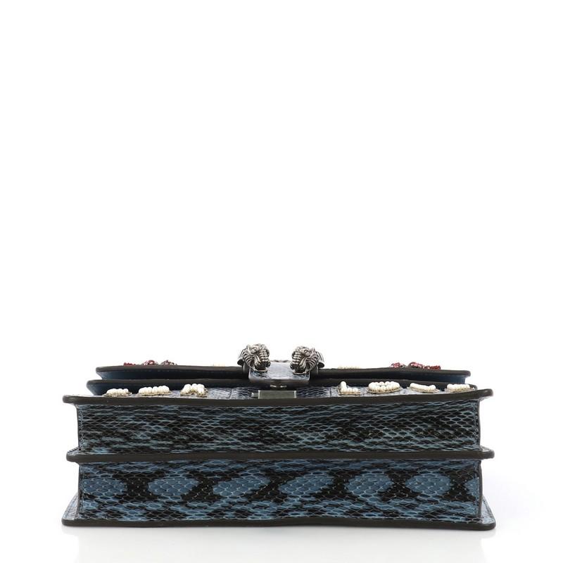 Women's or Men's Gucci Dionysus Handbag Embellished Python Small