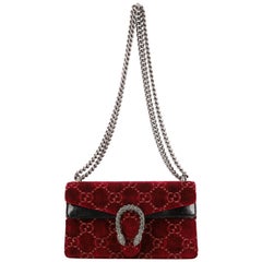 Gucci Dionysus Handbag GG Velvet Small