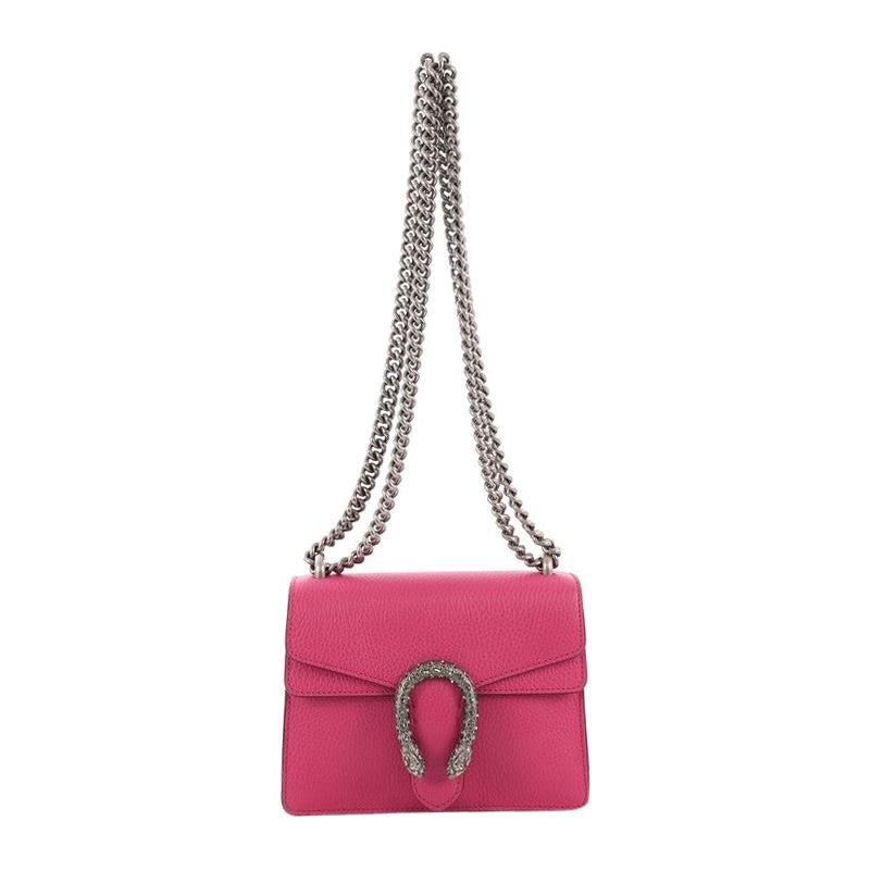 Gucci Dionysus Handbag Leather Mini 