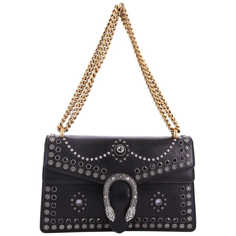 Gucci Dionysus Handbag Studded Leather Small at 1stdibs