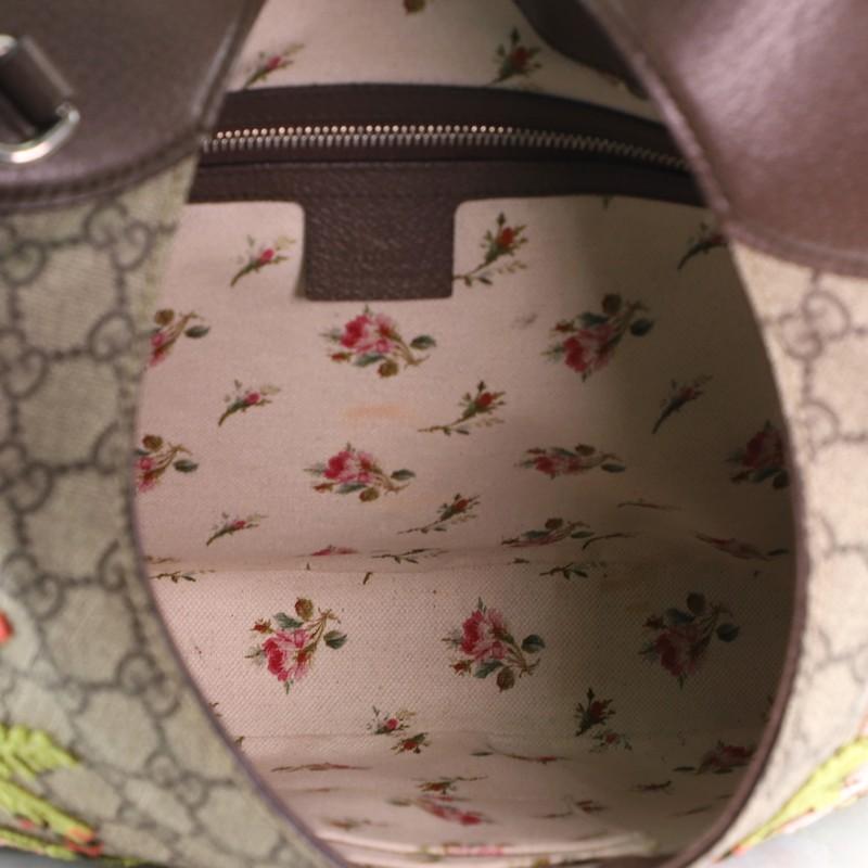 Gucci Dionysus Hobo Embroidered GG Coated Canvas Medium In Good Condition In NY, NY