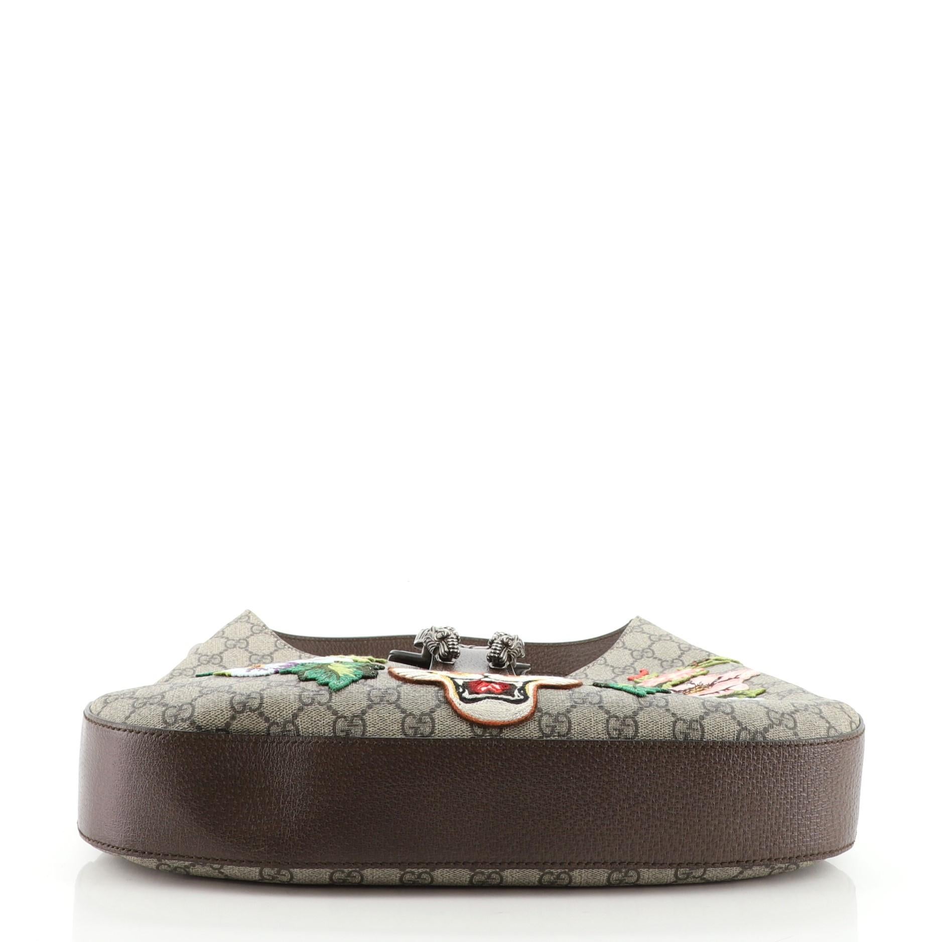 Gucci Dionysus Hobo bestickt GG beschichtetem Segeltuch Medium für Damen oder Herren
