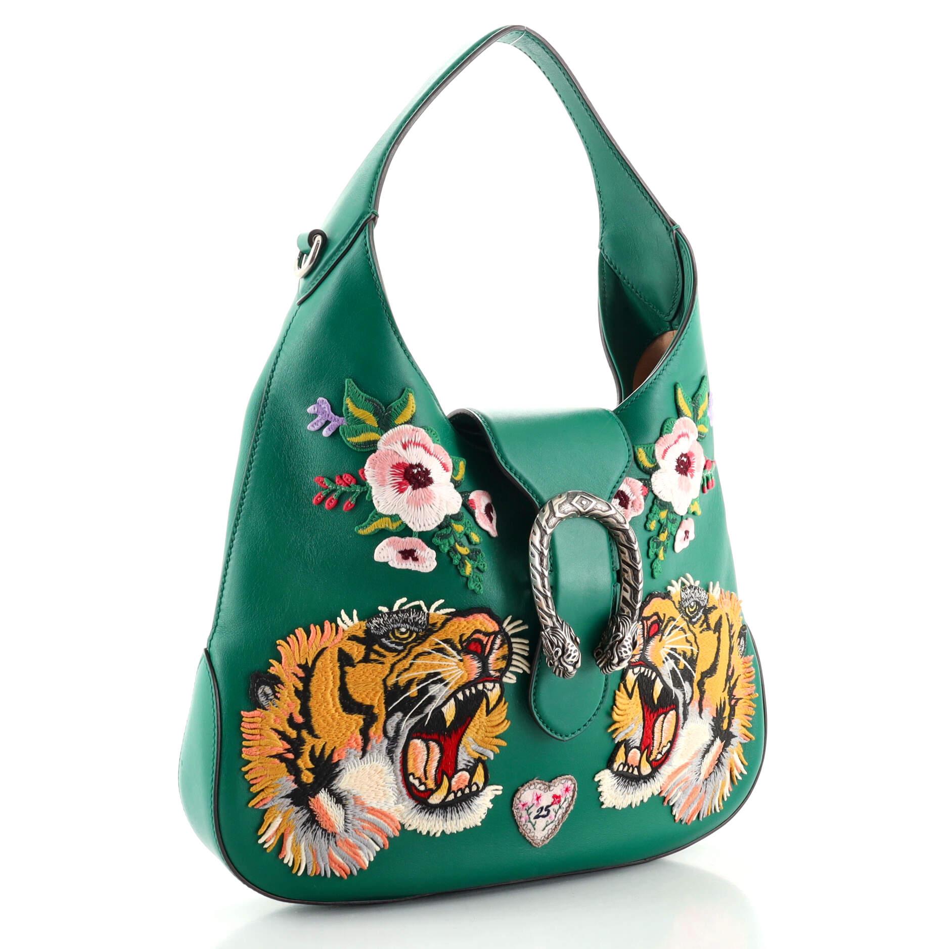 Gucci Dionysus Hobo Besticktes Leder von Gucci (Schwarz)