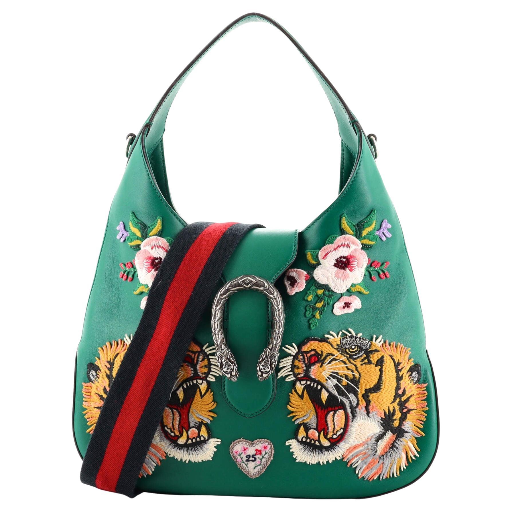 Gucci Dionysus Hobo Embroidered Leather Small at 1stDibs