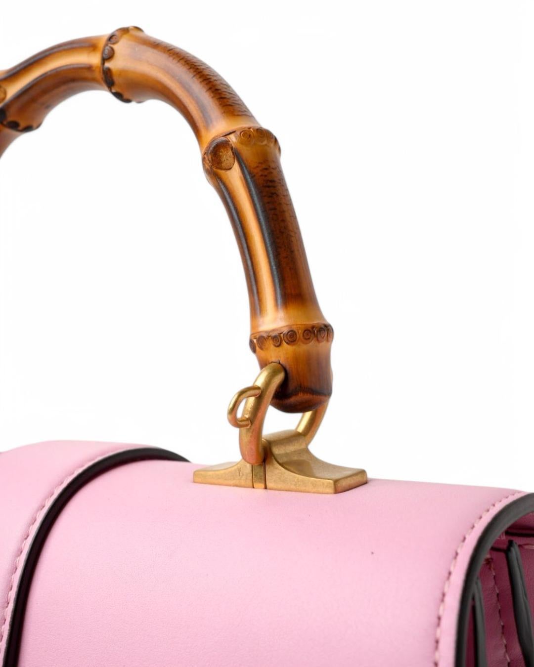 Gucci Dionysus Medium Bamboo Web Pink 6