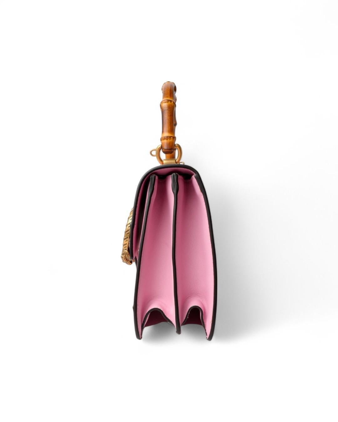 Gucci Dionysus Medium Bamboo Web Pink 7
